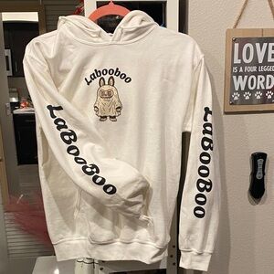 LaBooboo White Hoodie